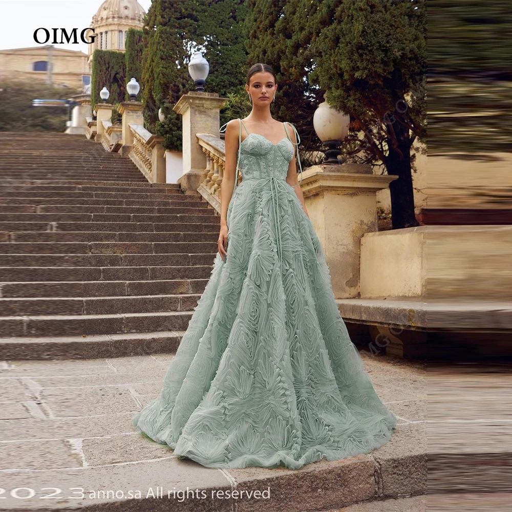 

OIMG Gorgeous Green Ball Gowns Evening Dresses Ruched Sleeveless A Line Sweetheart Formal Dance Party Host Prom Gowns Vestidos