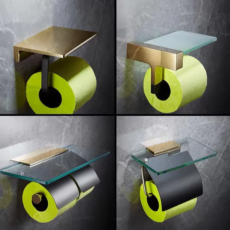 Bathroom Paper Holder Total Brass Bathroom Paper Roll Holder Gold Tissue Holder Box Rack Toilet Paper Holder Tissue Boxes