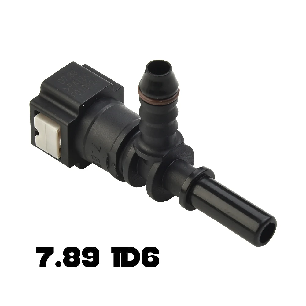 

/7.89 ID6 /Auto Car Fuel Line Bundy Tee Hose Coupler Nylon Motorcycle Hose Coupler Quick Release Connect Connector Car Accessory