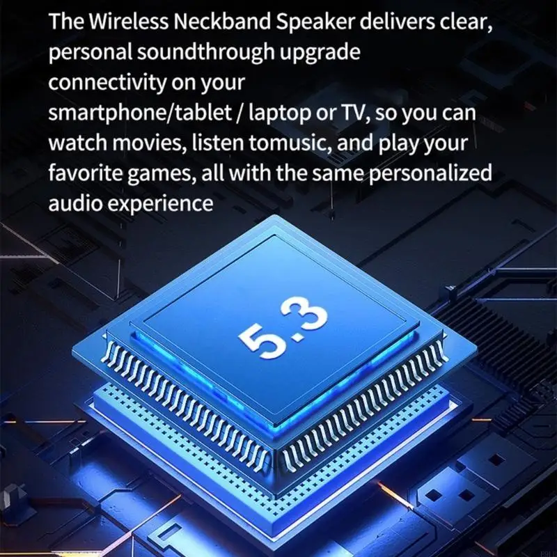 2025 Nuevo altavoz colgante cuello inalámbrico portátil 3D Surrograma para actividades libre