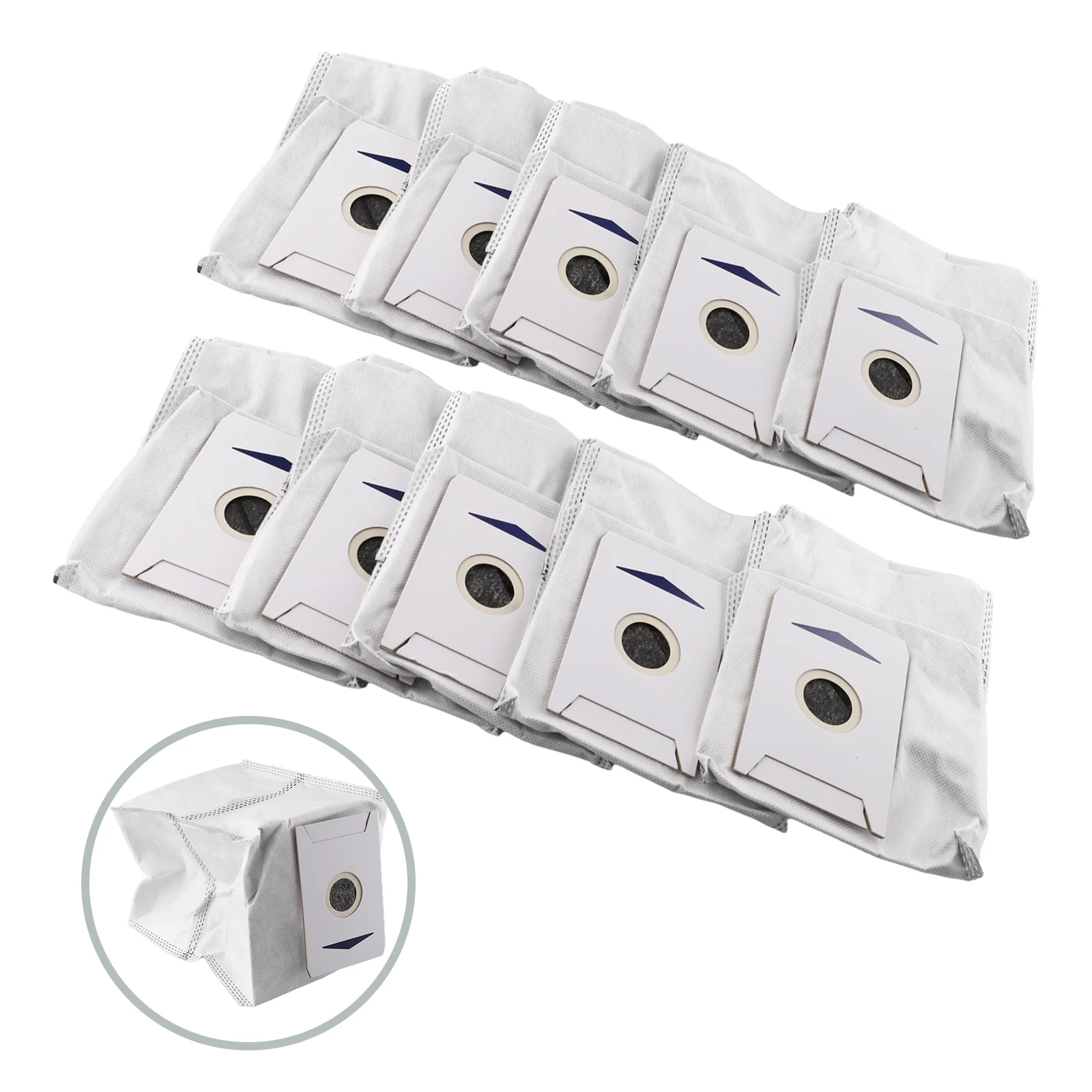 4pcs Nonwoven Fabric Dust Bags For Deebot T30 PRO OMNI / T30 Max / T30 / DDX14 Vacuum Cleaner Replacement Accessories