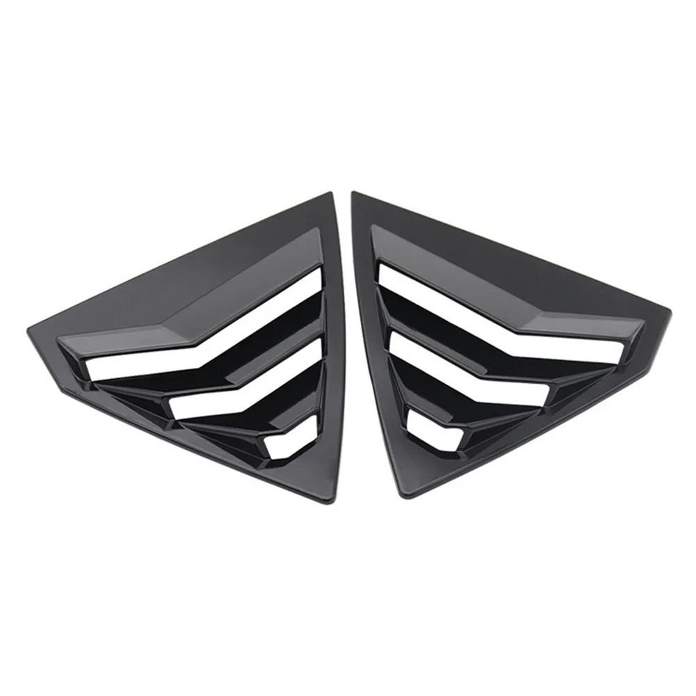 

2Pcs for Buick Regal 2017-2021 Car Rear Window Louver Triangle Shutter Cover Deflector Trim Accessories, Matte