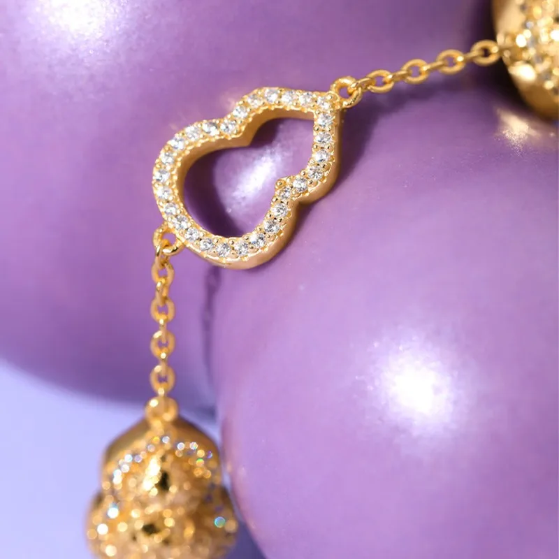 Zhu Bingren Copper Lucky Persimmon Pendant Brass Jewelry Chinese Style Accessory Gift For Girlfriend Festival Art Craft