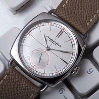 Hruodland 2025 New Retro Classic Men Automatic Watches ST1701 36mm Square Mechanical Wristwatches 10Bar waterproof watch for men