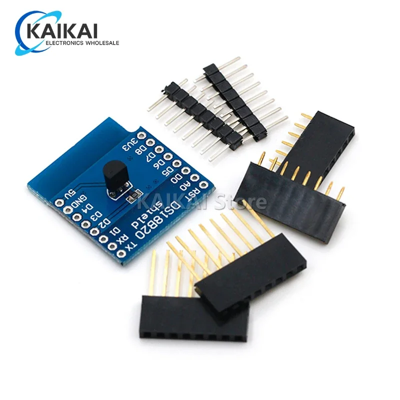 DS18B20 temperature sensor module measurement module for WEMOS D1 mini WIFI extension board learning board