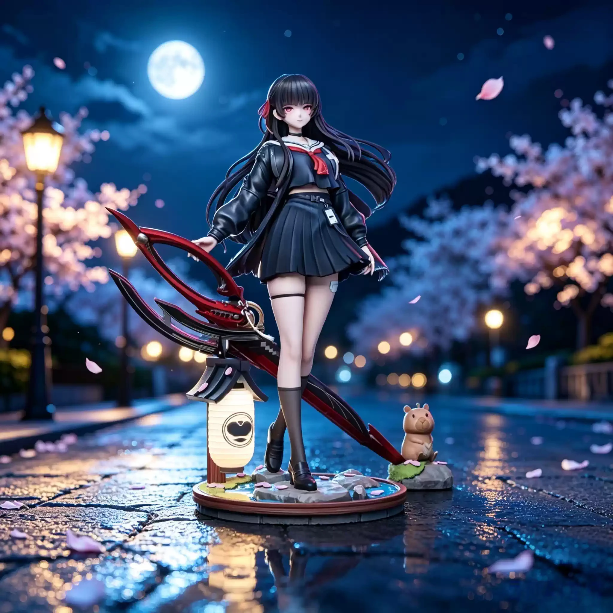 Wuthering Waves CHISA cosplay Figure Model PVC Standing posture Decoration Anime Cartoon Kawaii Ornament Cosplay Xmas Gifts
