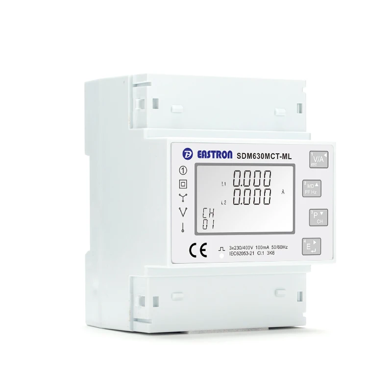 EASTRON SDM630MCT-ML-TCP 4*Three Phase Smart Electric Meter with TCP Communication