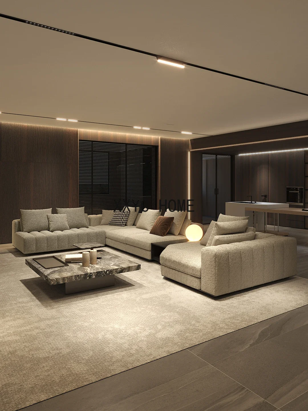 

Высококачественная ткань для гостиной, диван для рукоделия, клавиши фортепиано, большая квартира, светлый роскошный современный итальянский дом, настоящая воловья кожа