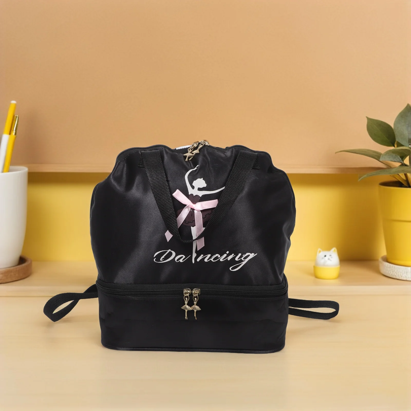 

'S Dance Backpack For Lightweight Nylon Ballet Bag Multiple Compartments Comfortable Straps Vibrant Design