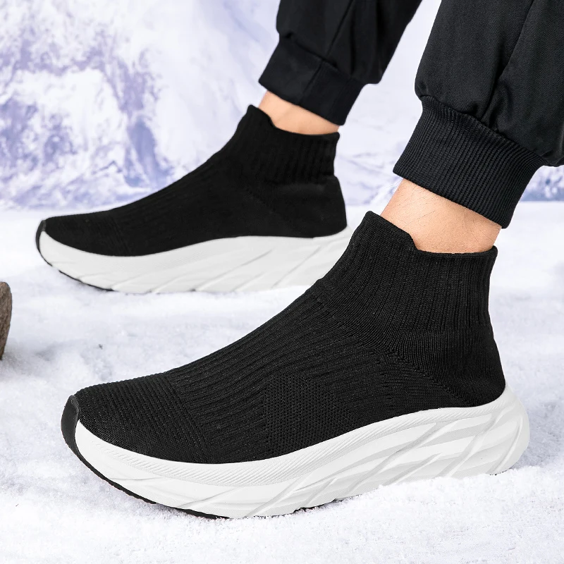 Breathable Sock Shoes Women Men Sneaker Outdoor Low Top Casual Shoes for Dancing Travel Slip on Mesh Summer Plus Size 36-45