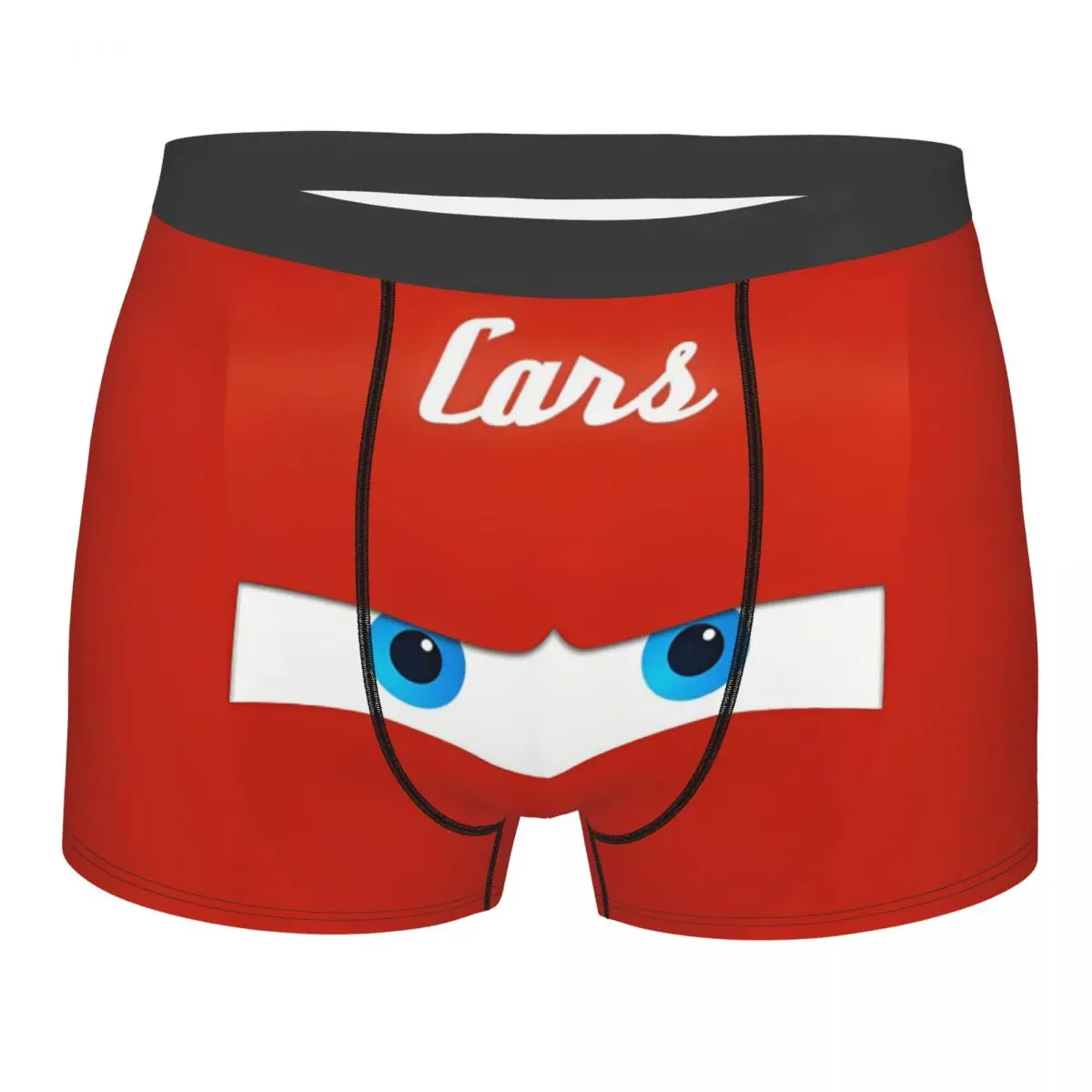 Custom Cars Lightning McQueen Men's Boxers Ultra Soft Underwear Life Is A Highway Printing Funny Underpants