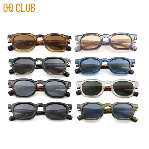 Imagen 2 del producto O-Q CLUB Retro Punk lentes polarizadas hombre gafas de sol cuadradas tendencias gafas mujeres populares gafas de sol en Sonzya mujer