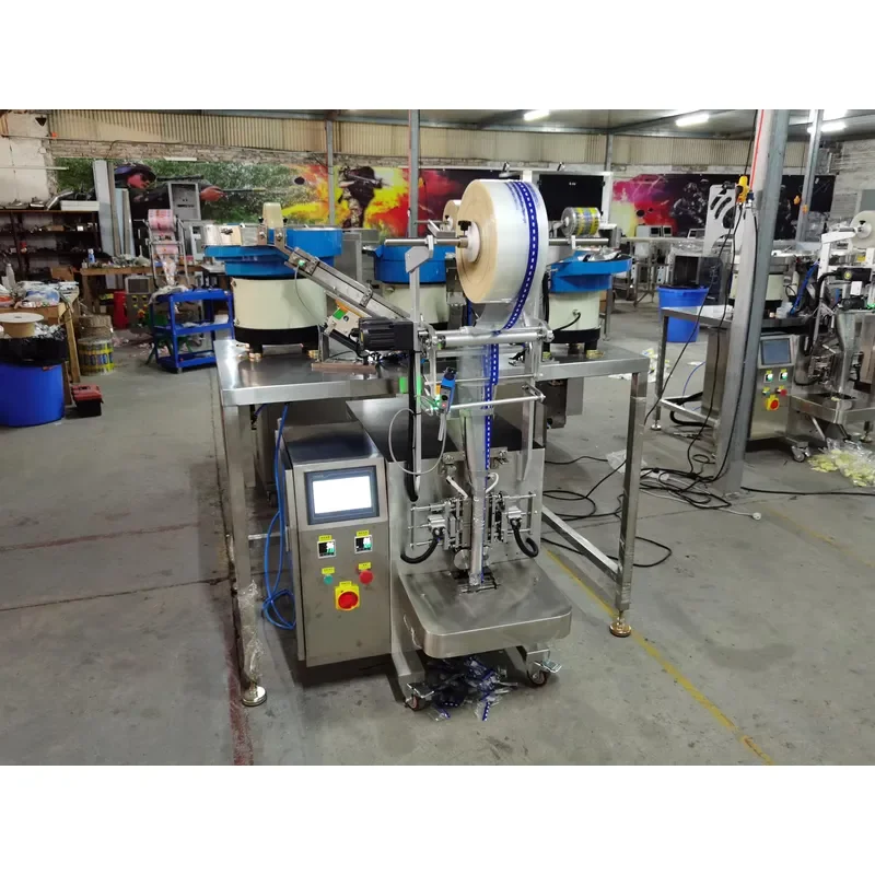 Small Business Hardware Fitting Cork Screw Nut Nails Sorting Combination Packing Counting Packing Machine