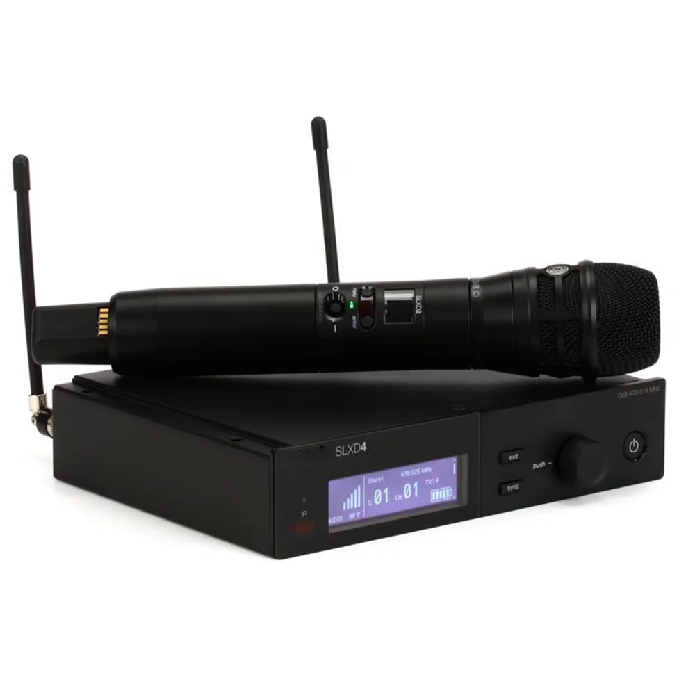

SLXD4 SLXD24 BETA58A BETA87A KSM8 KSM9 KSM11 Wireless UHF Microphone System infared Frequency Match Karaoke Church Performen