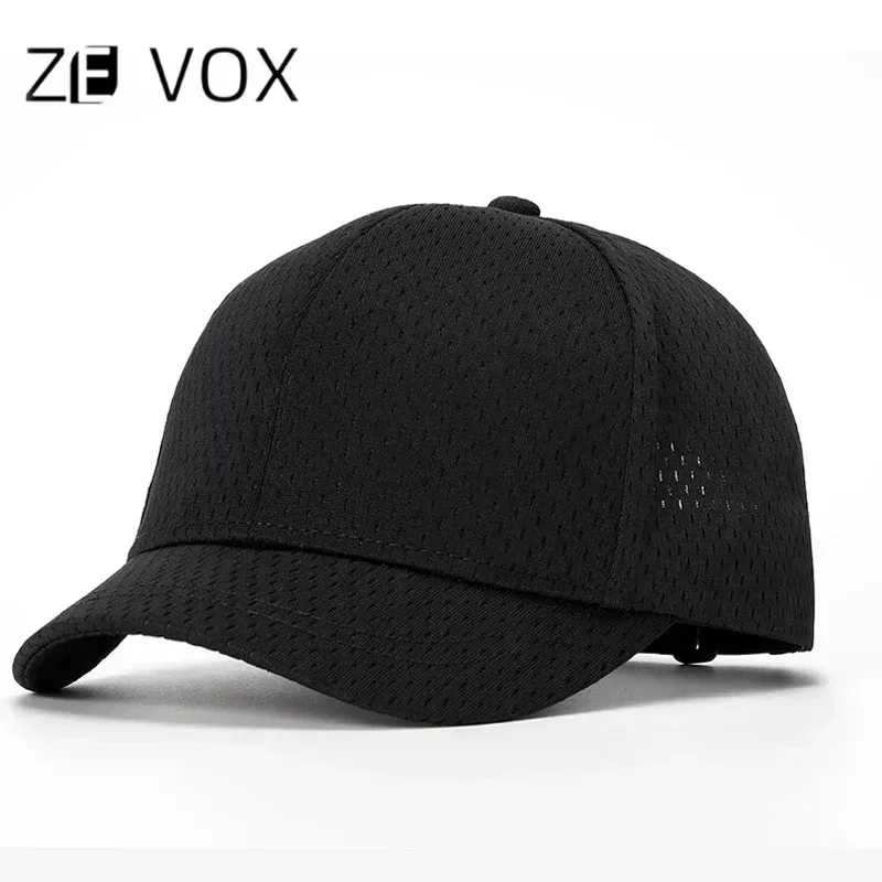 Short Brim Hat Summer Breathable Mesh Baseball Cap for Women Men Trucker Sports Golf Running Hat Hip Hop Big Head Plus Size