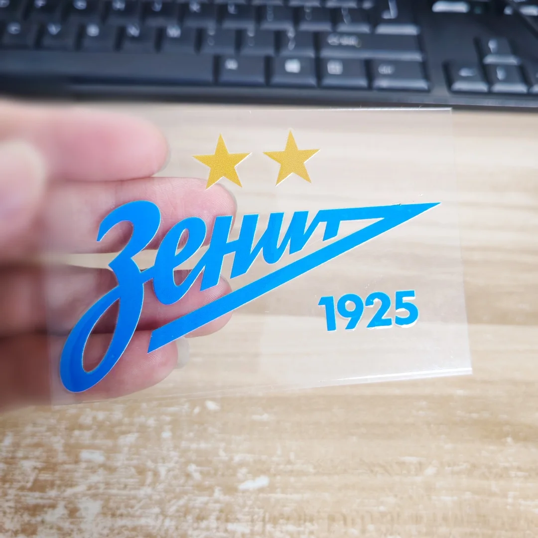 Car Stickers AO FK Zenit Sankt Peterburg Crystal Label UV Transfer Decals For Motorcycle Computer Laptop iPhone D2