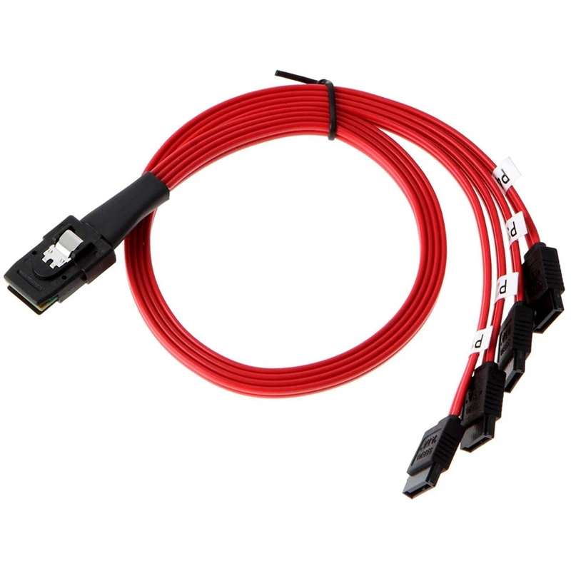 SQPP-MINISAS Server Cable SFF8087 To 4SATA Cable Internal Mini SAS To SATA Cable SAS Branch Cable SFF-8087 To SATA
