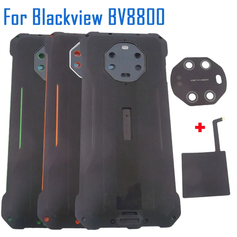 Blackview BV8800 Battery Cover New Original Back Cover Camera Lens Cover Back Shell+NFC Antenna Accessories For Blackview BV8800