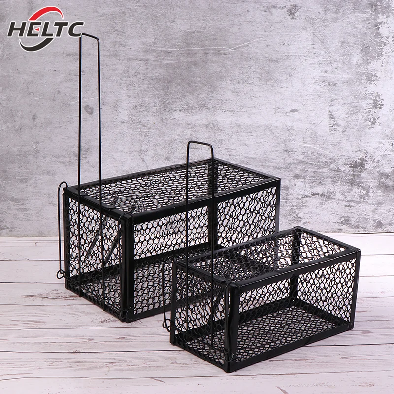 1Pcs Trap Cage Rodents Trap Mouse Catcher Animal Control Self-locking Mousetrap Reusable Catch Rat Implement Trap Rat Cage