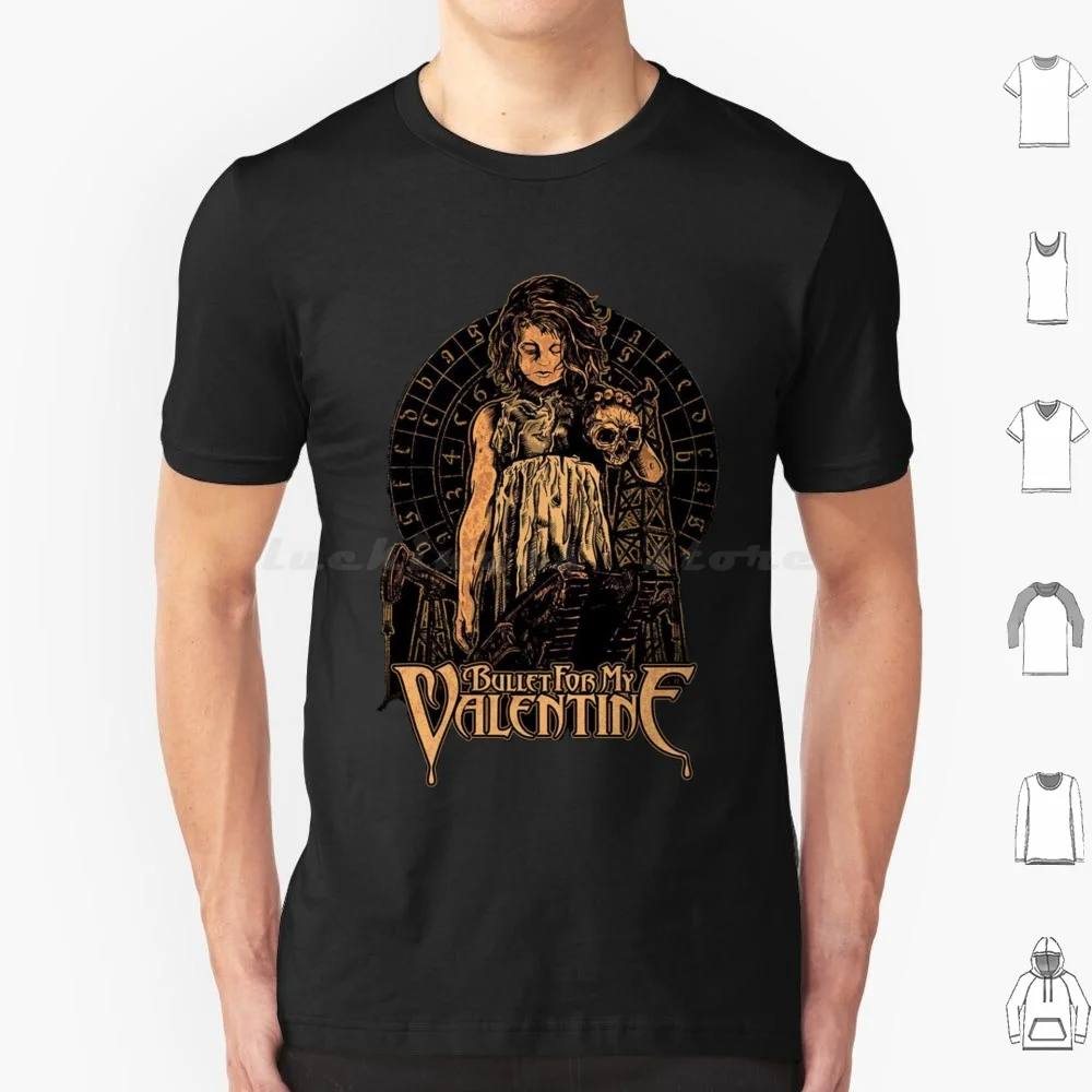 Bala para meu dia dos namorados t camisa 6xl algodão legal t bala para meu dia dos namorados bala bfmv metalcore metal alter ponte