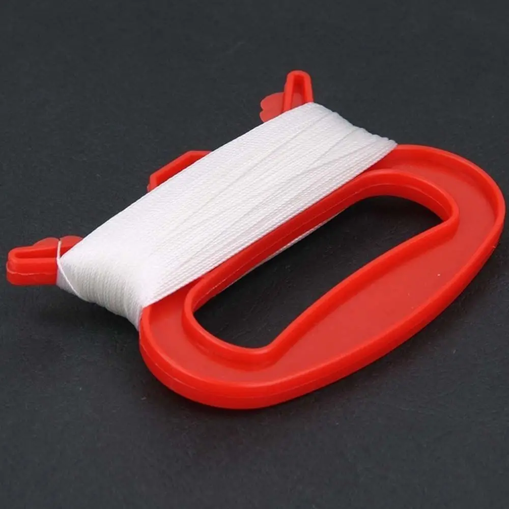 子供向けギフト  凧揚げ道具 赤色 D型 プラスチック製  おとぎ紐  おとぎ糸巻き  おとぎ紐  おとぎアクセサリー