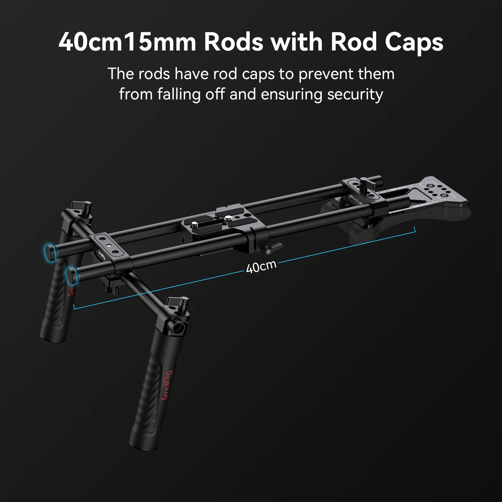 (محسن) مجموعة منصة الكتف العالمية SmallRig كاميرا الكتف 15 مللي متر نظام دعم قضيب الكاميرا لكاميرا الفيديو DSLR 2896C