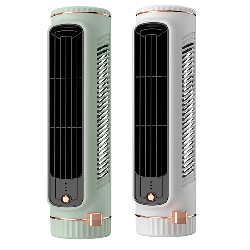 

Bladeless Tower Fan Desktop Air Cooler, Portable Silent Office Fan, Indoor Office And Home Use