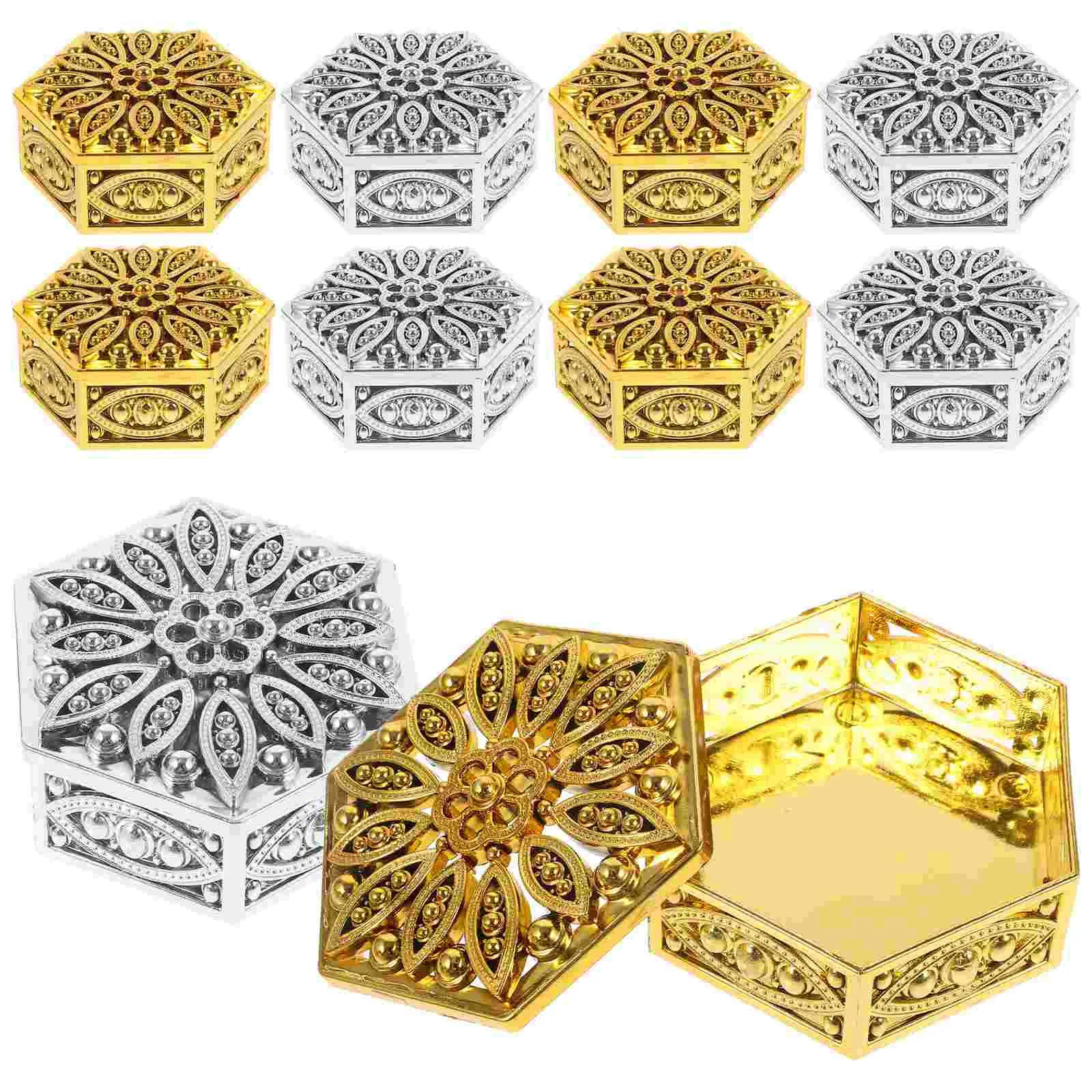 24 Pcs Wedding Decorations Ceremony Candy Box Cookie Boxes Snack Birthday Goody Storage Bride