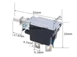 AC 250V 5A 4 Pin Soldering DPST Push Button Power Switch KDC-A04-2 3 Pcs