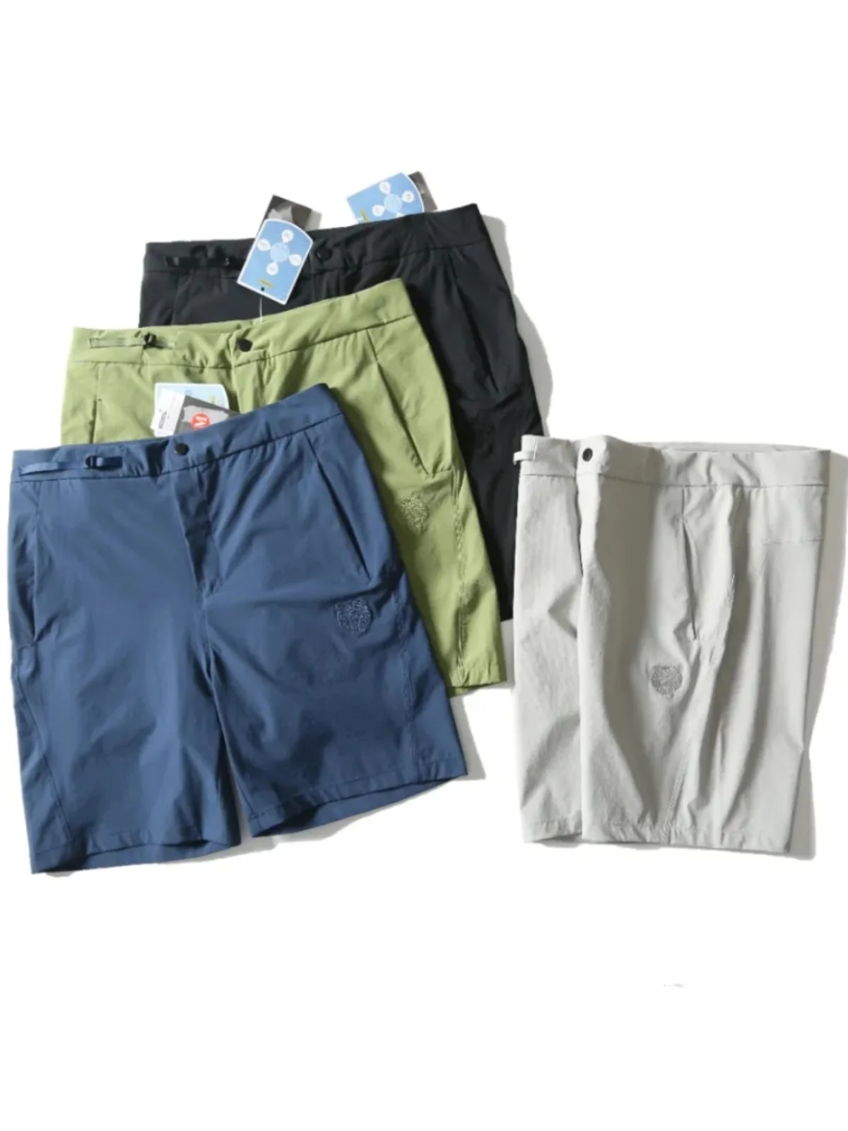 

Men's Casual Outdoor ort Pants Summer Wear Resistant Tearable Me Texture Hiking Mountain Climbing Qui Dry Five-Point Pants