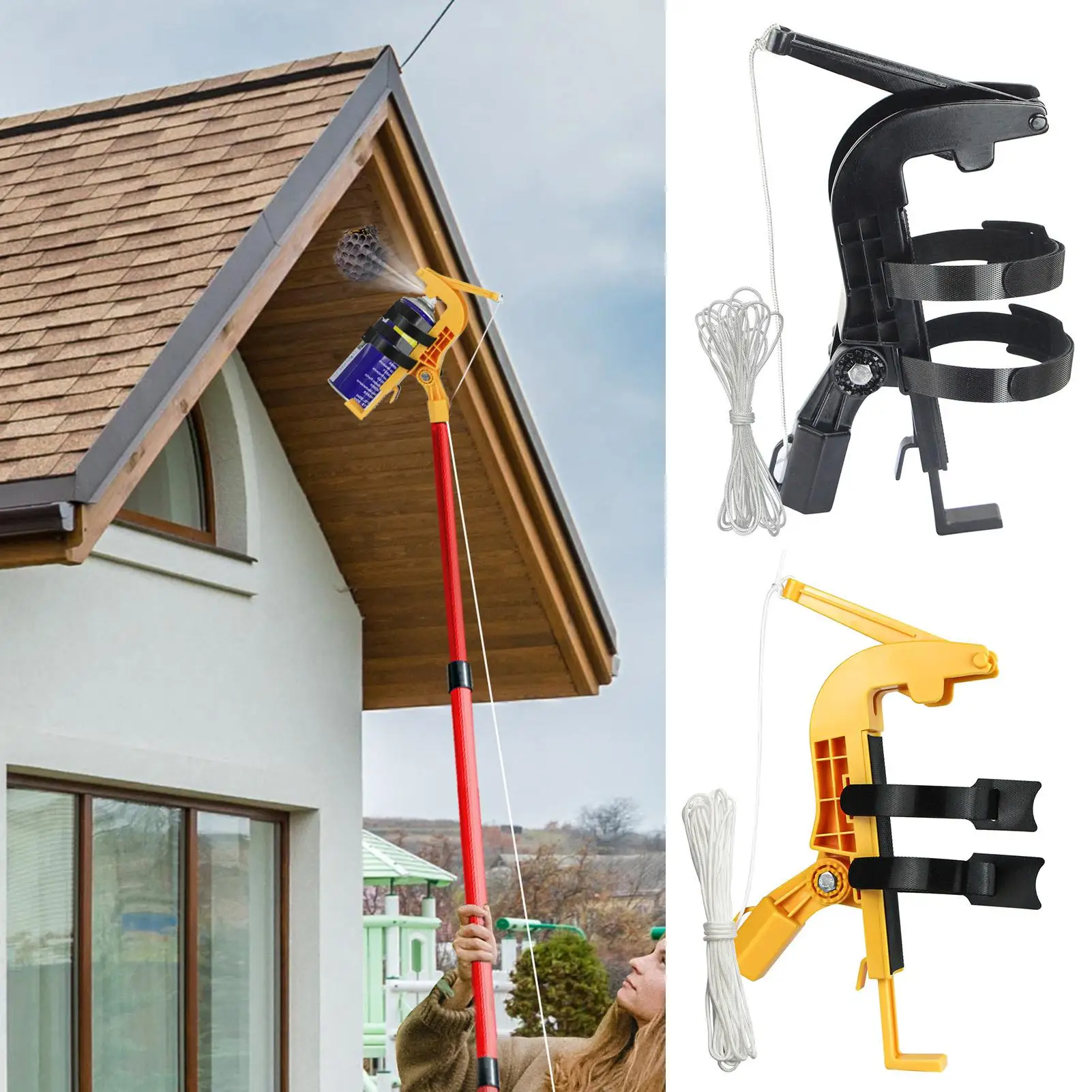 Spray Paint Can Holder Extender Adjustment Sprayer Bracket Adaptor Adjustable Angle Spray Extender Adjustment Sprayer Bracket