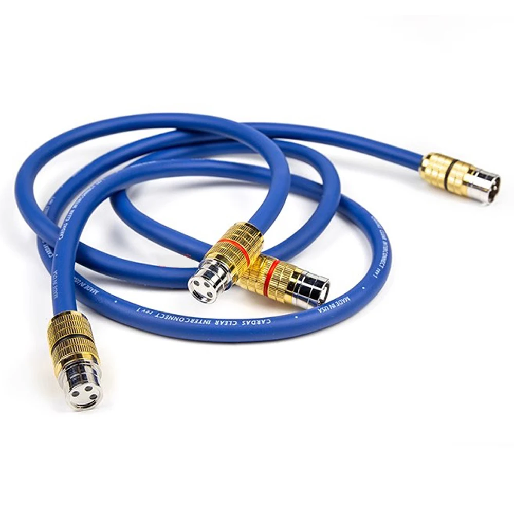 

1Pair Preffair Clear Light XLR Balanced Cable 3Pin XLR Plug Amplifier CD DVD Player Interconnect Audio Cable XLR Male to Female