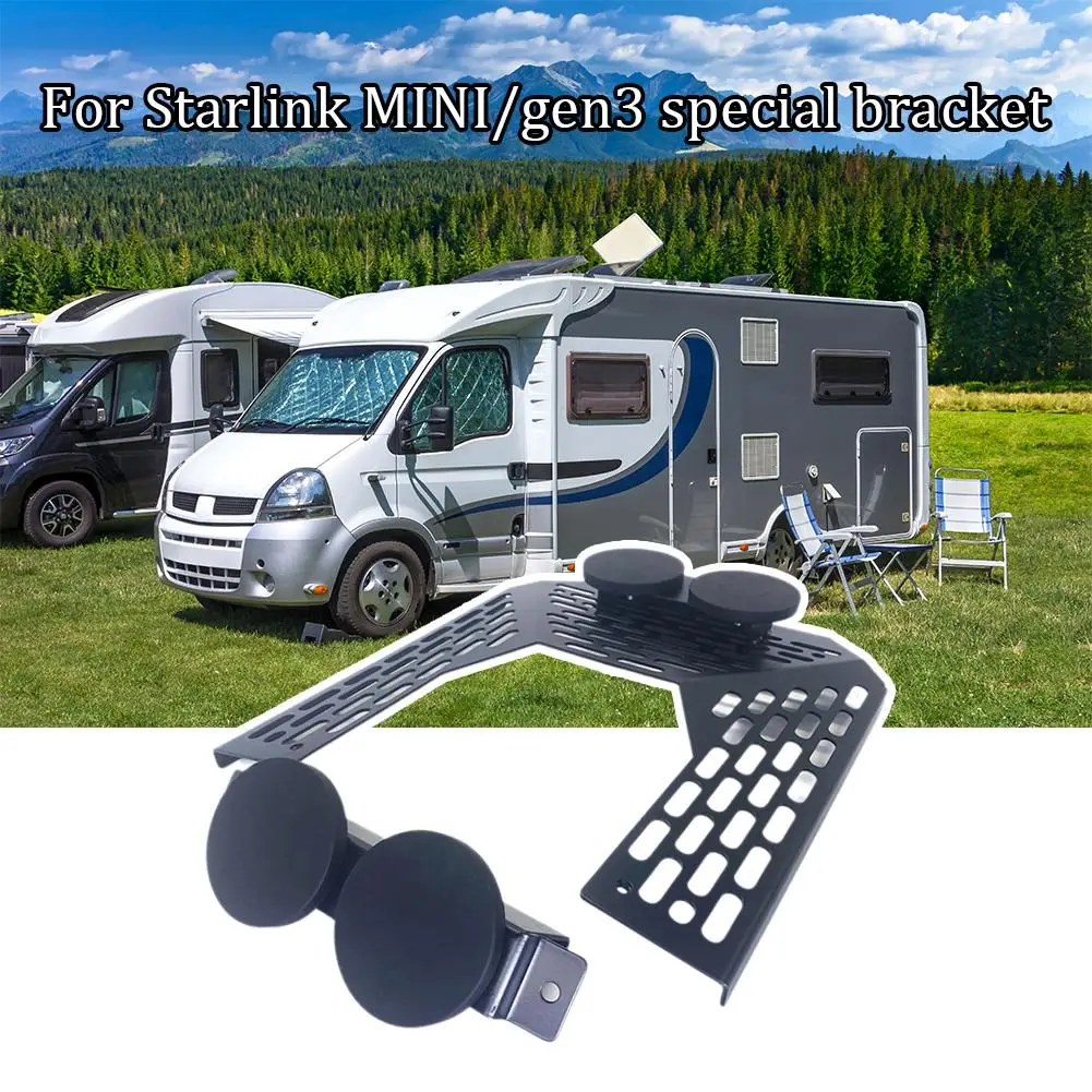 For Starlink Mini / Gen 3 Roof Mount Stainless Steel Heat Dissipation Holder For Starlink Mini Magnetic Mount Dish Mount Kit