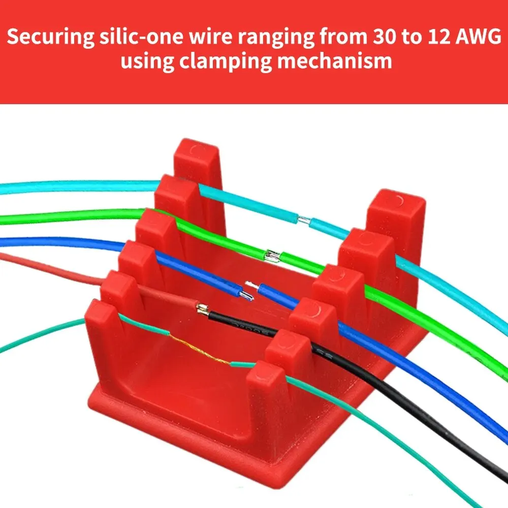 ABS Welding Wire Fixture 3D Printer Part with Two Large Suction Magnet Bracket Welding Table Clamp For Motherboard Soldering image 4