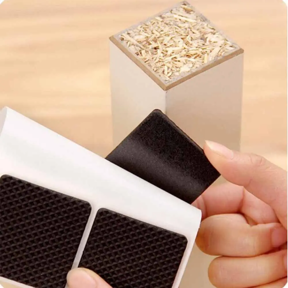 48Pcs Fashion Floor Protectors Mat Self Adhesive Anti Slip Table Floor Pads Chair Leg Protector Feet Pads Floor Mat
