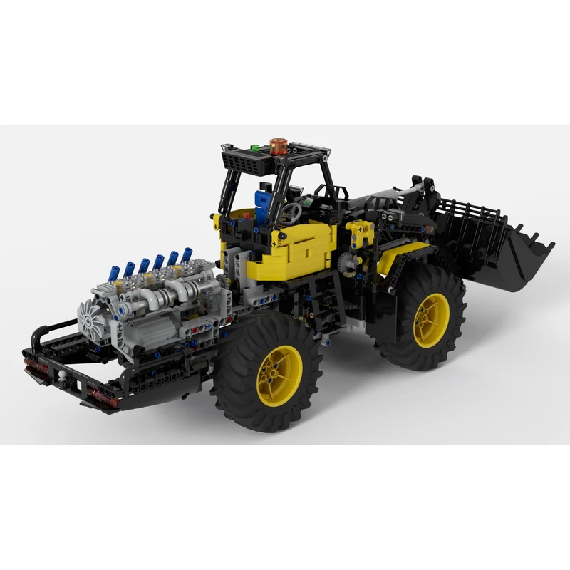 

MOC-243375 Highway Bulldozer Truck Building Blocks Small Pieces Creative Toys Birthday Gift Engineering Vehicle Models 1510Pcs