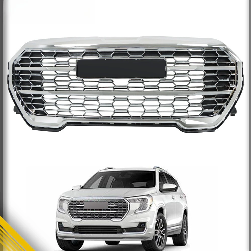W/Camera Hole For GMC Terrain DENALI 2022-23 Chrome 84943504 Front Upper Grille