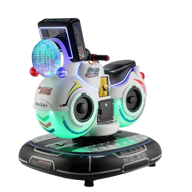 Coin-Operated Kids Kiddie Rides Children's Swing Machine & Arcade Video Game Fun Amusement