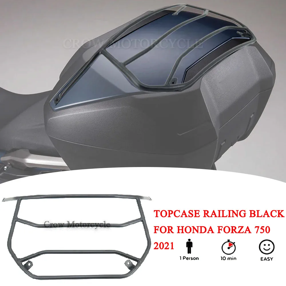 

NEW For Honda Forza 750 2021 2022 Rear Topcase Trunk Luggage Rack Rail Tour Pack Carrier Trunk Rack Top Case Forza 750 2021 2022
