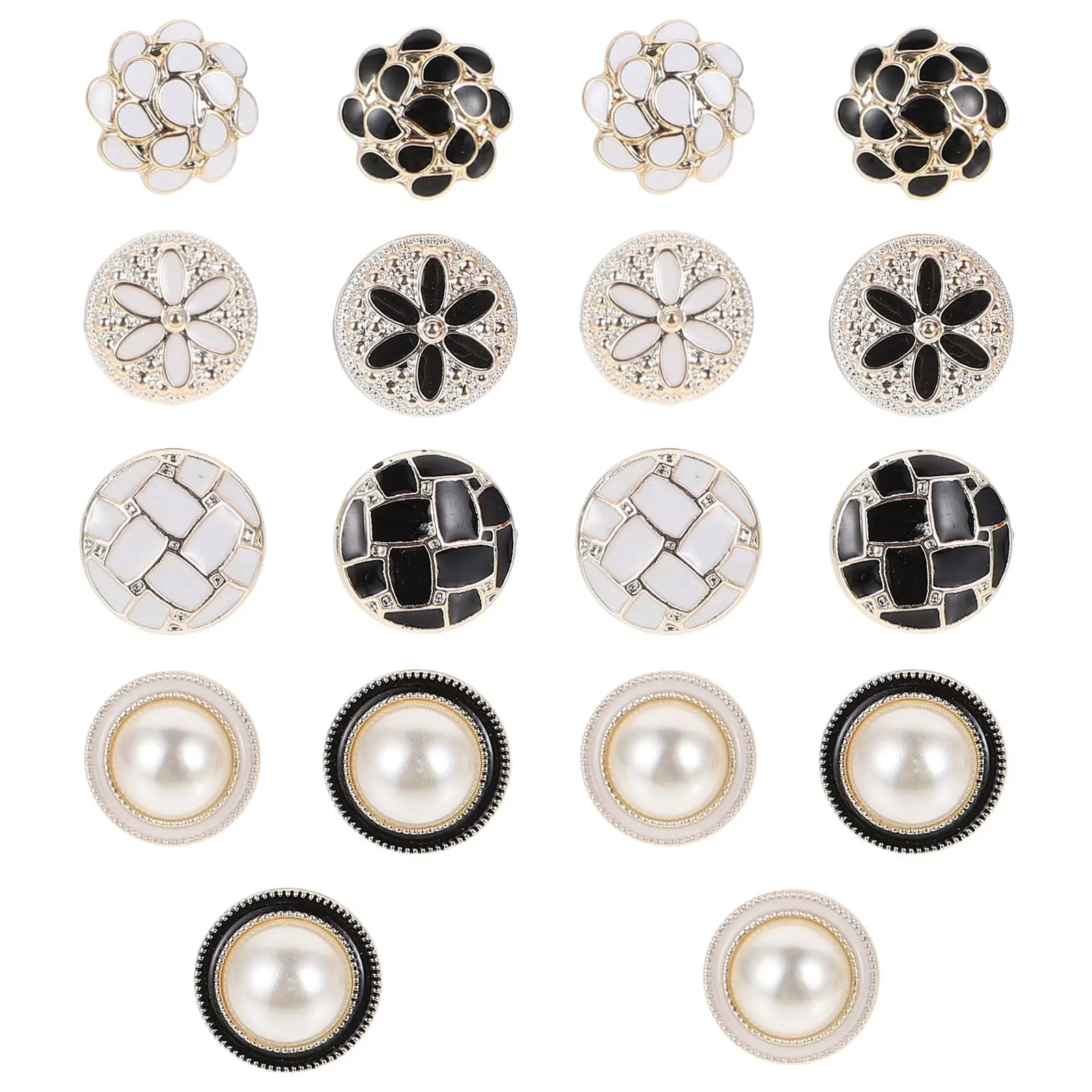 

20 Pcs Seamless Buttons Clothing Replacement Lightweight Portable Pin Dress Shirt Decor Metal Stylish Coat DIY