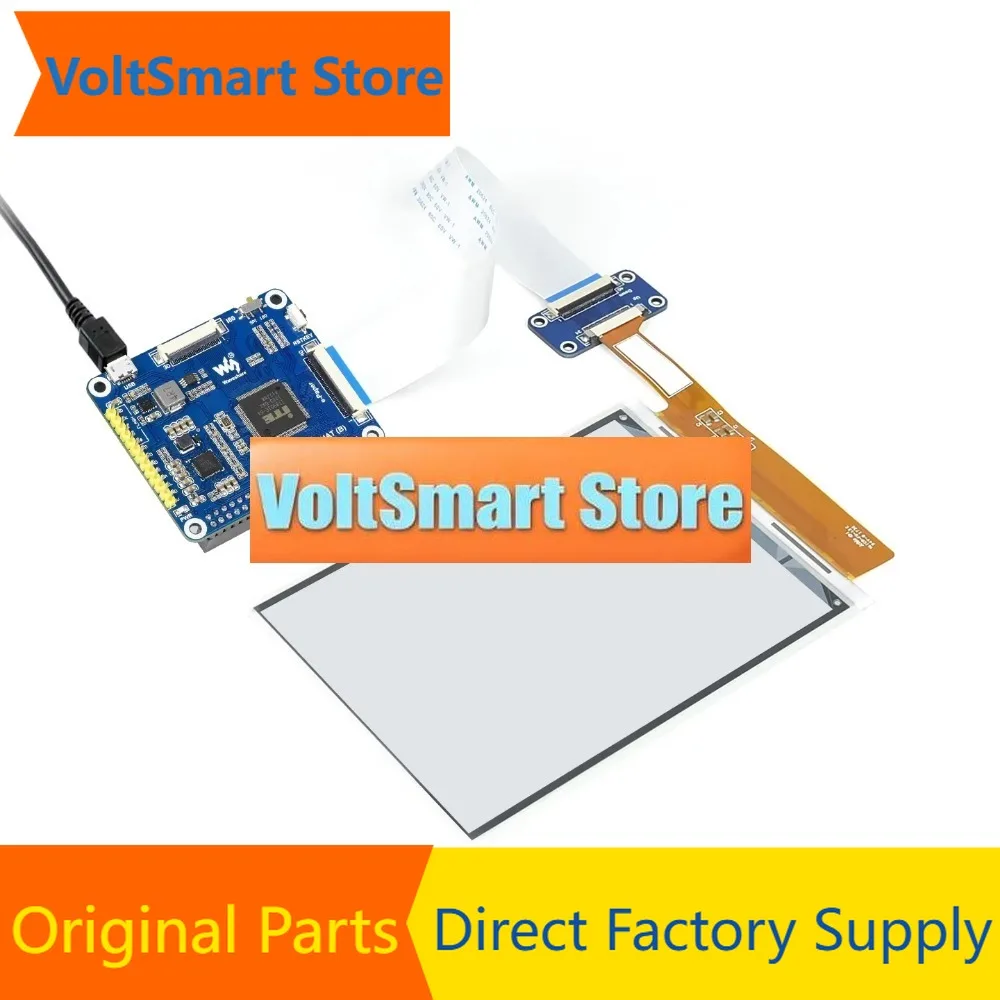 VoltSWaveshare 6inch E-Ink Display HAT For Raspberry Pi 1448×1072 High Definition Black/White 16 Gray Scale