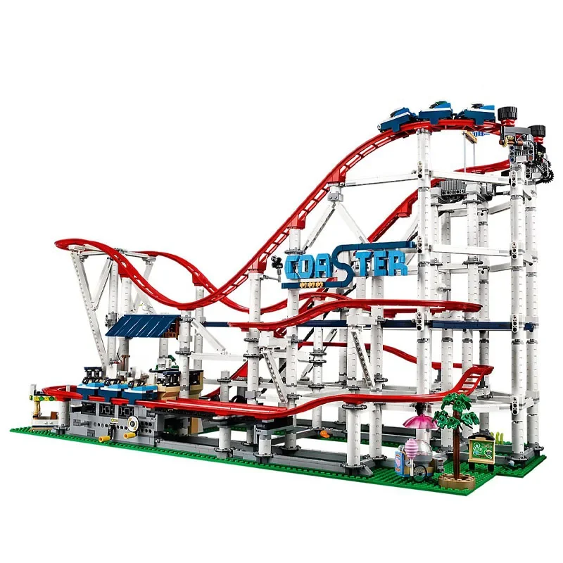 Spot 15039 Roller Coaster Big Roller Coaster Compatible 10261 18003 DIY Model 4619PCS Building Blocks Children\'s Birthday GiftS