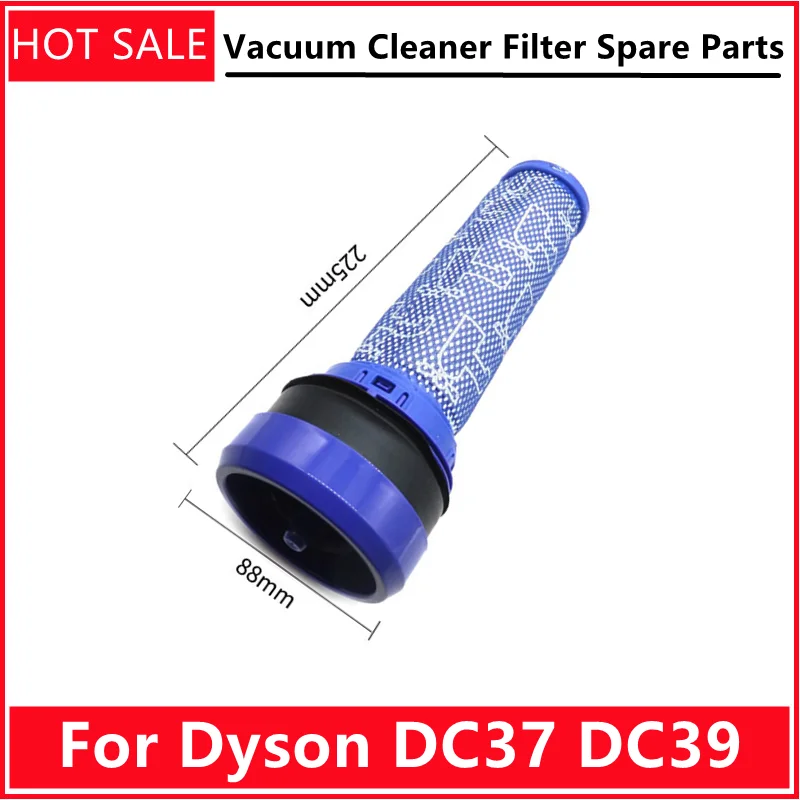 1 فلتر مسبق قابل للغسل لـ Dyson DC39 Animal/Complete/Limited Edition DC39 DC37 قطع غيار فلتر المكنسة الكهربائية