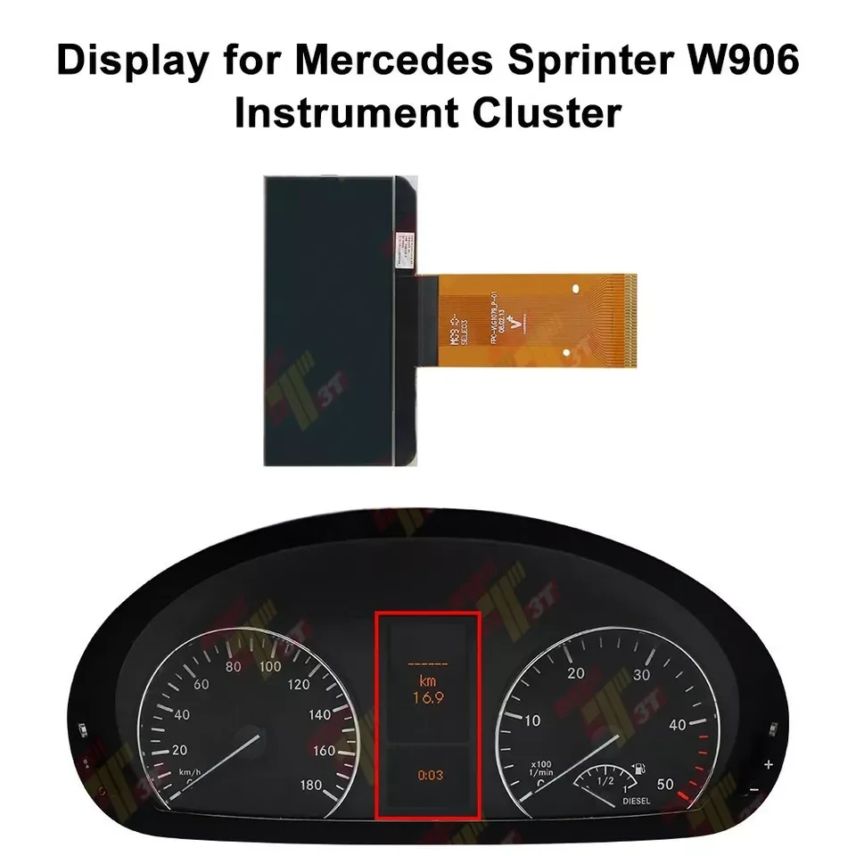 

Dashboard LCD Display for Mercedes Benz Sprinter FPC-VLG1629 COGVLGE1629R1A1 Instrument Cluster