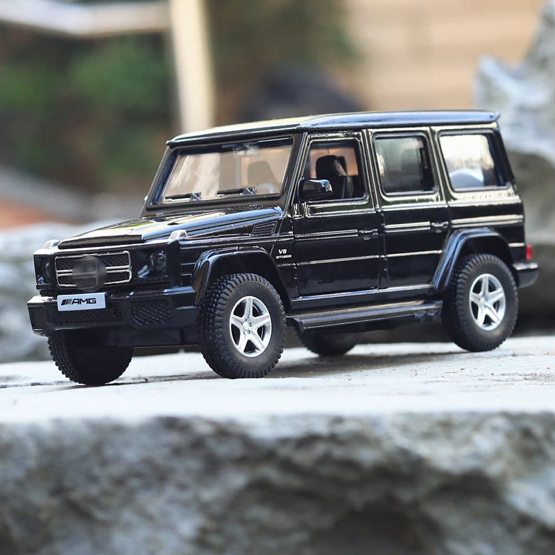 1/36 g63 g-class modelo de carro de brinquedo para crianças rmz city esporte diecast miniatura puxar para trás coleção carro presente para menino b418