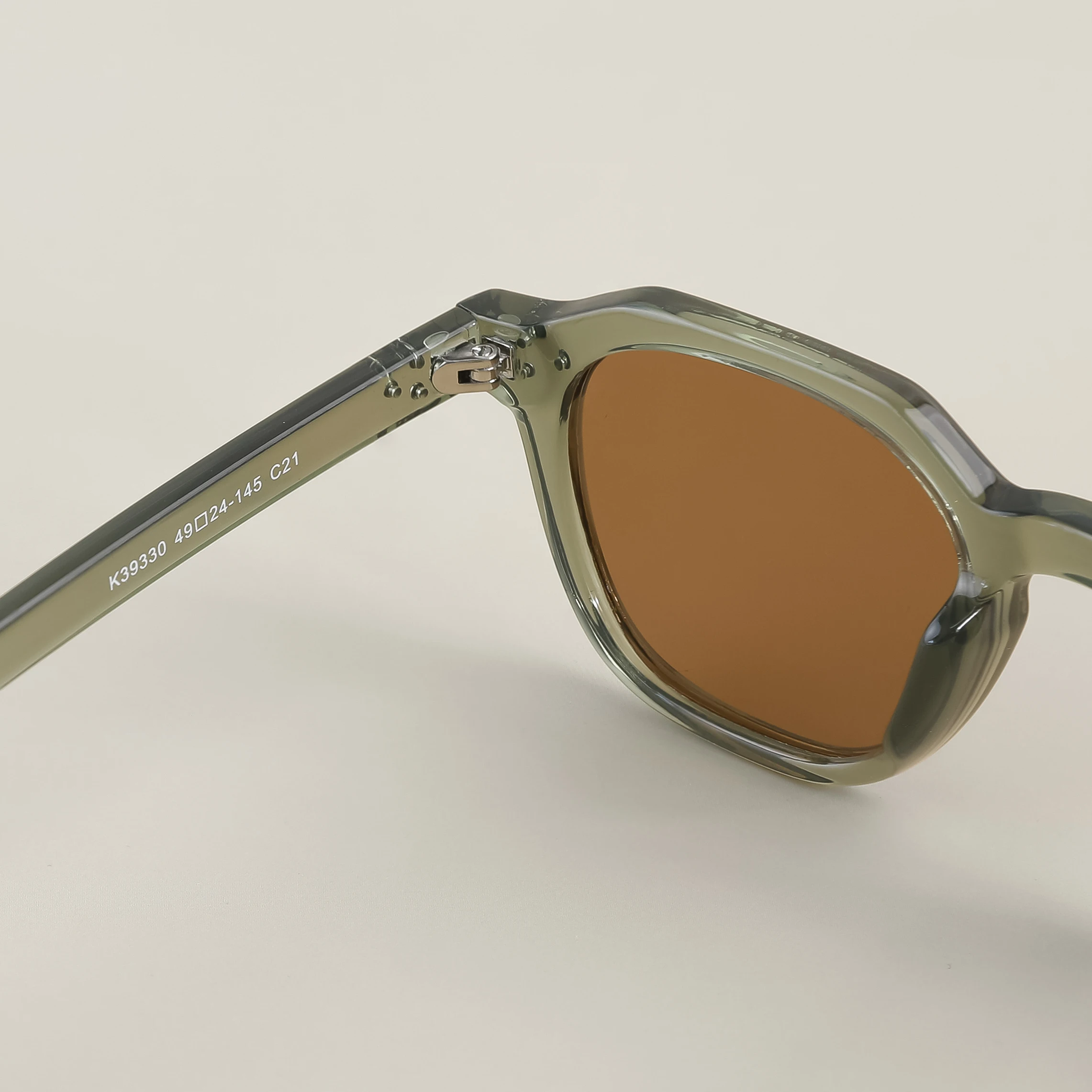 CATERSIDE Retro Polarisierte Sonnenbrille für Herren, ultraleichter TR90-Rahmen, Polygon-Sonnenbrille für Damen, hochwertige Outdoor-Reisebrille – Detail 7