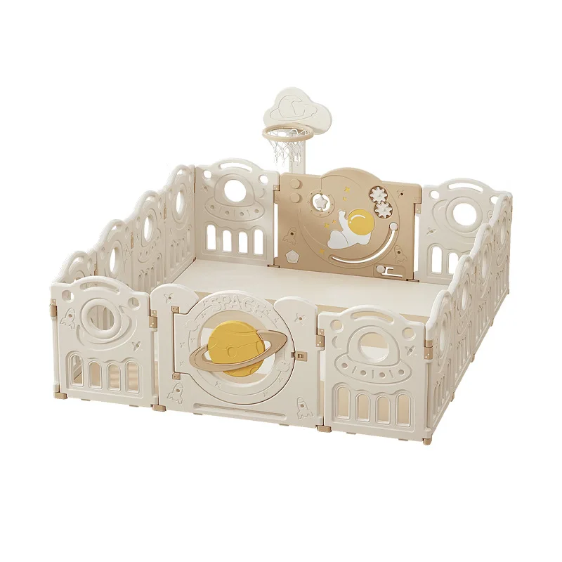Wholesale Indoor Household Multifunctional Children's Baby 1 Year Old Crawling Game Protection Mobile Fence Baby Ground