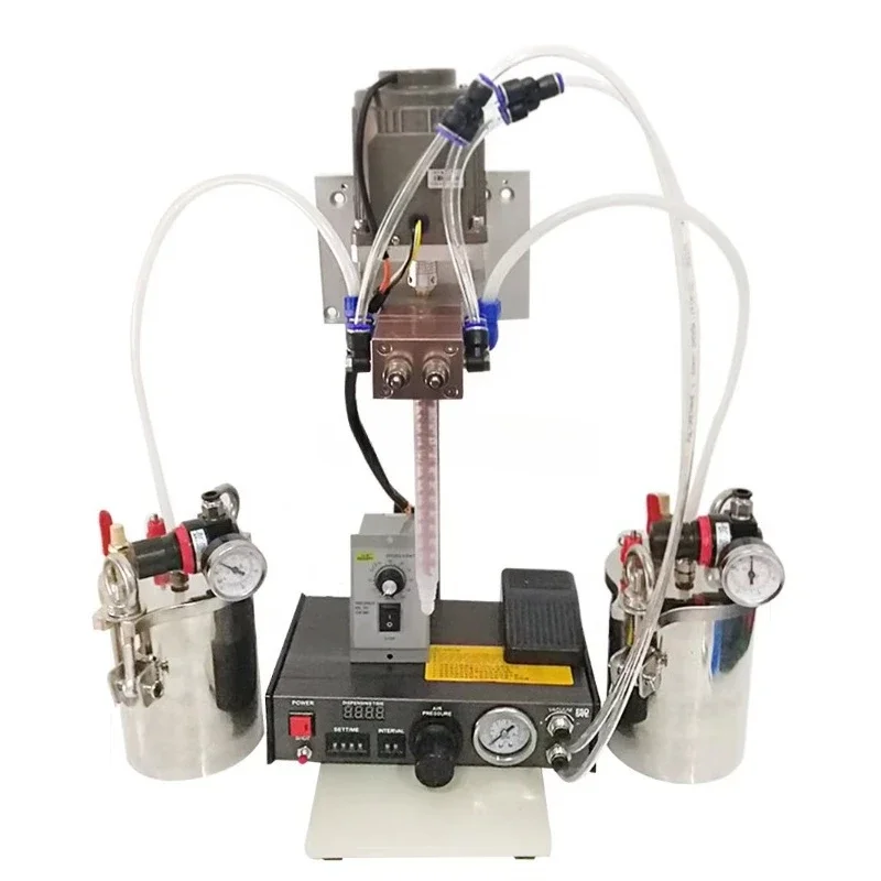 

resin filling machine power supply silicone electric mixed double liquid filling automatic ab dispensing machine