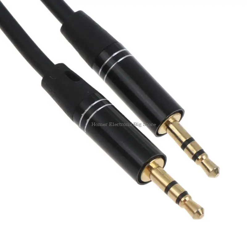 2,5 mm macho macho TRS Adaptador estéreo Cable oro chapado en