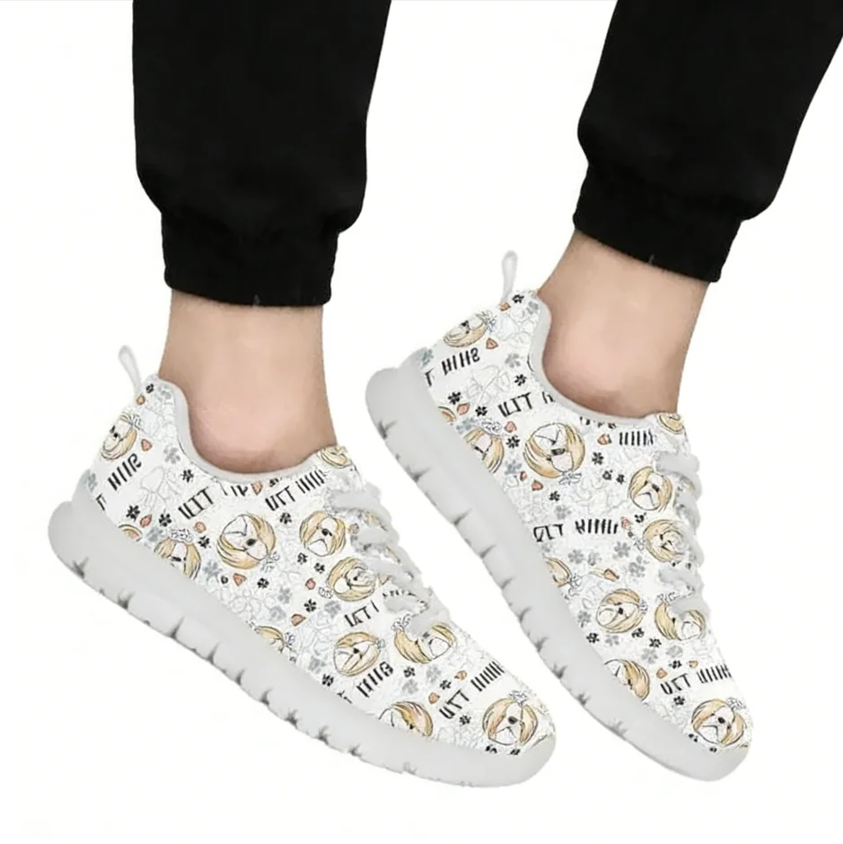 

Обувь Shih Tzu, легкие мужские и женские кроссовки, спортивная обувь, повседневные кроссовки на заказ